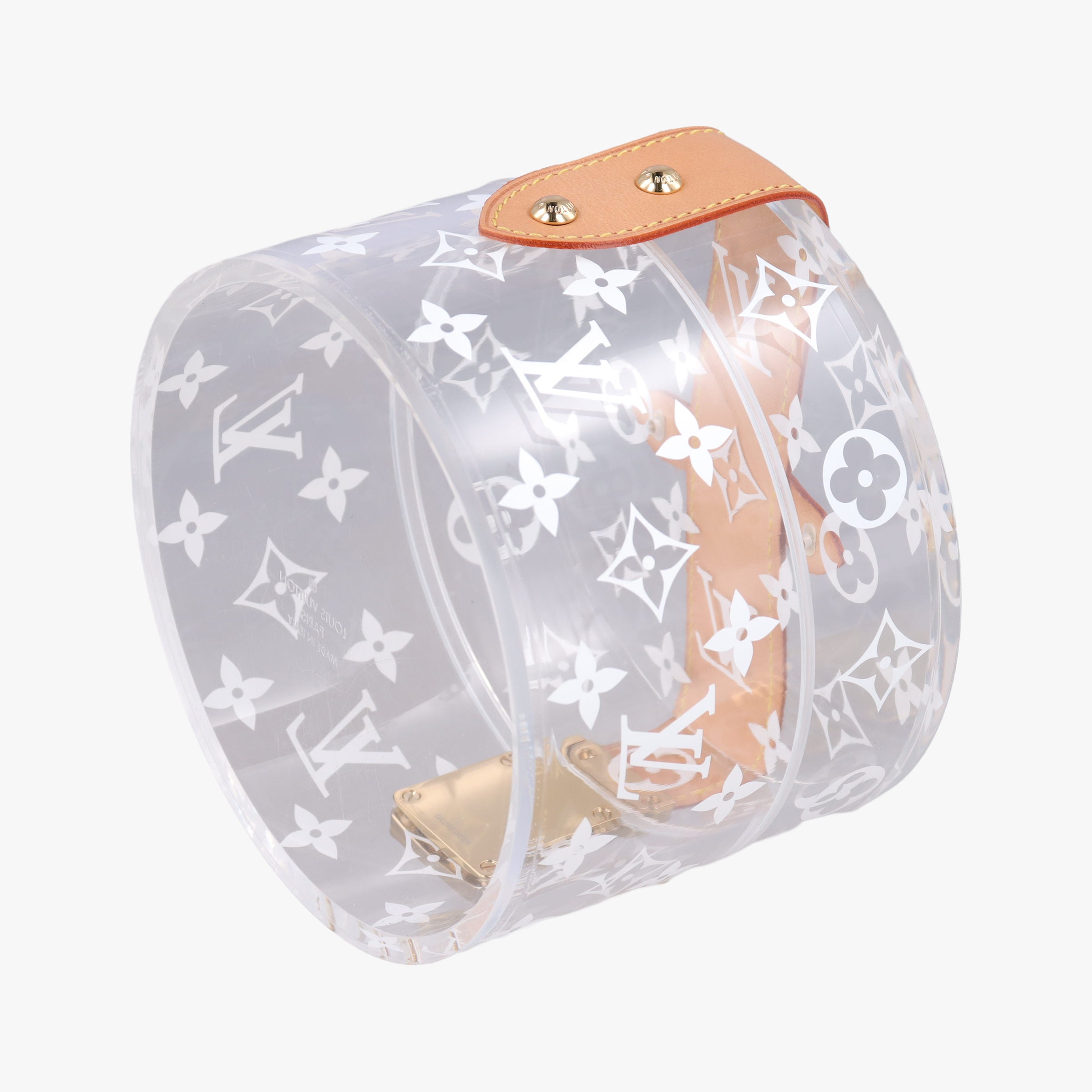 Box Scott Transparent Monogram Plexiglass GI0203 DI0168ボックス スコット トランスペアレント モノグラム プレキシグラス GI0203 DI0168