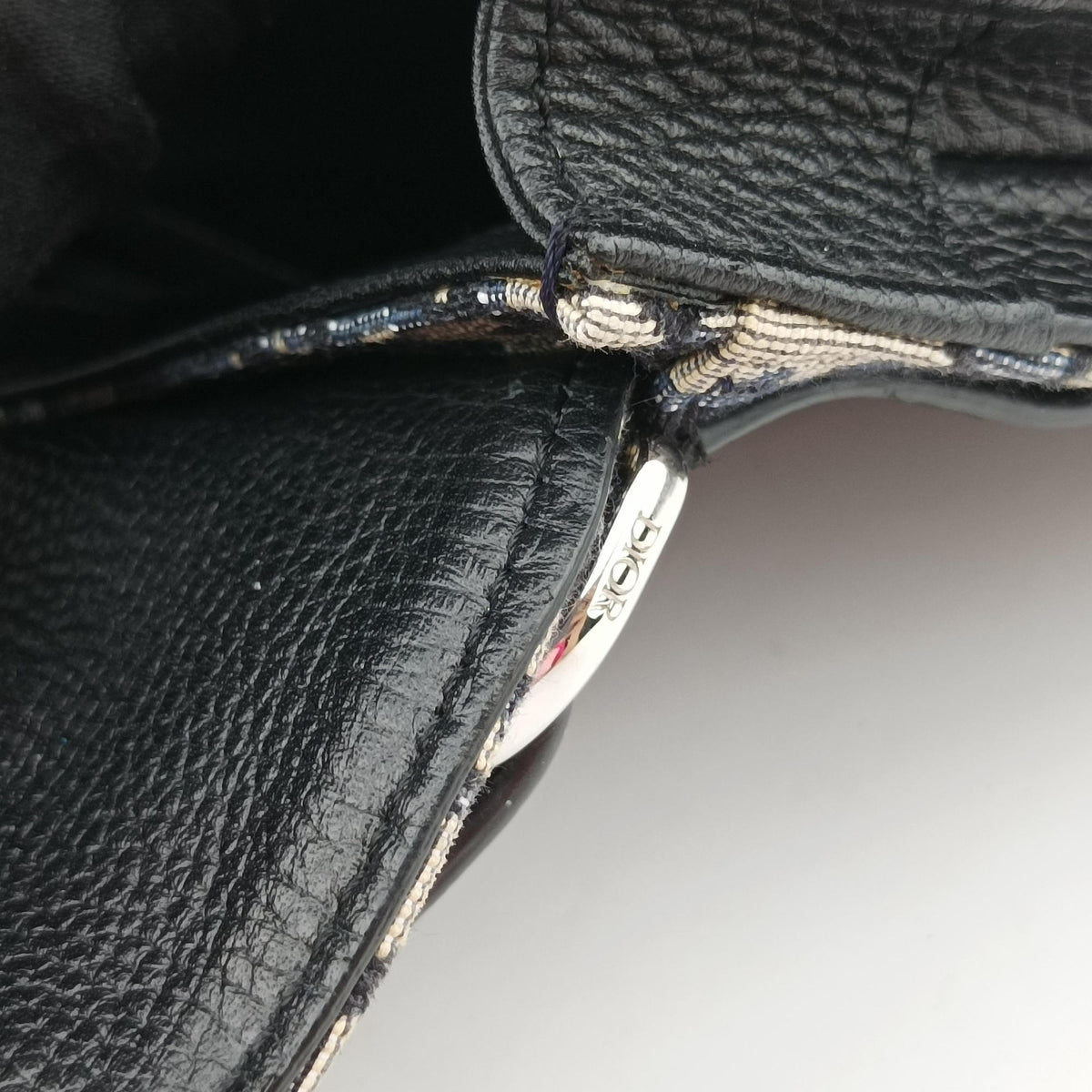 Saddle Pouch Navy×Black Jacquard 19-BO-0290サドル ポーチ ネイビー×ブラック ジャガード 19-BO-0290