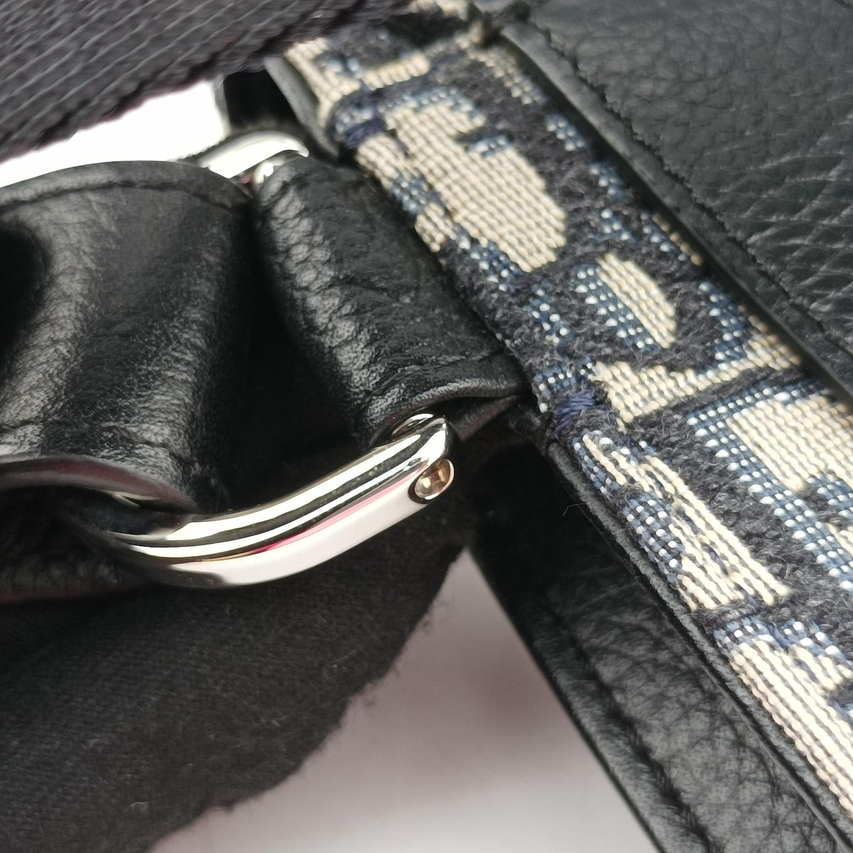 Saddle Pouch Navy×Black Jacquard 19-BO-0290サドル ポーチ ネイビー×ブラック ジャガード 19-BO-0290