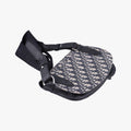 Saddle Pouch Navy×Black Jacquard 19-BO-0290サドル ポーチ ネイビー×ブラック ジャガード 19-BO-0290