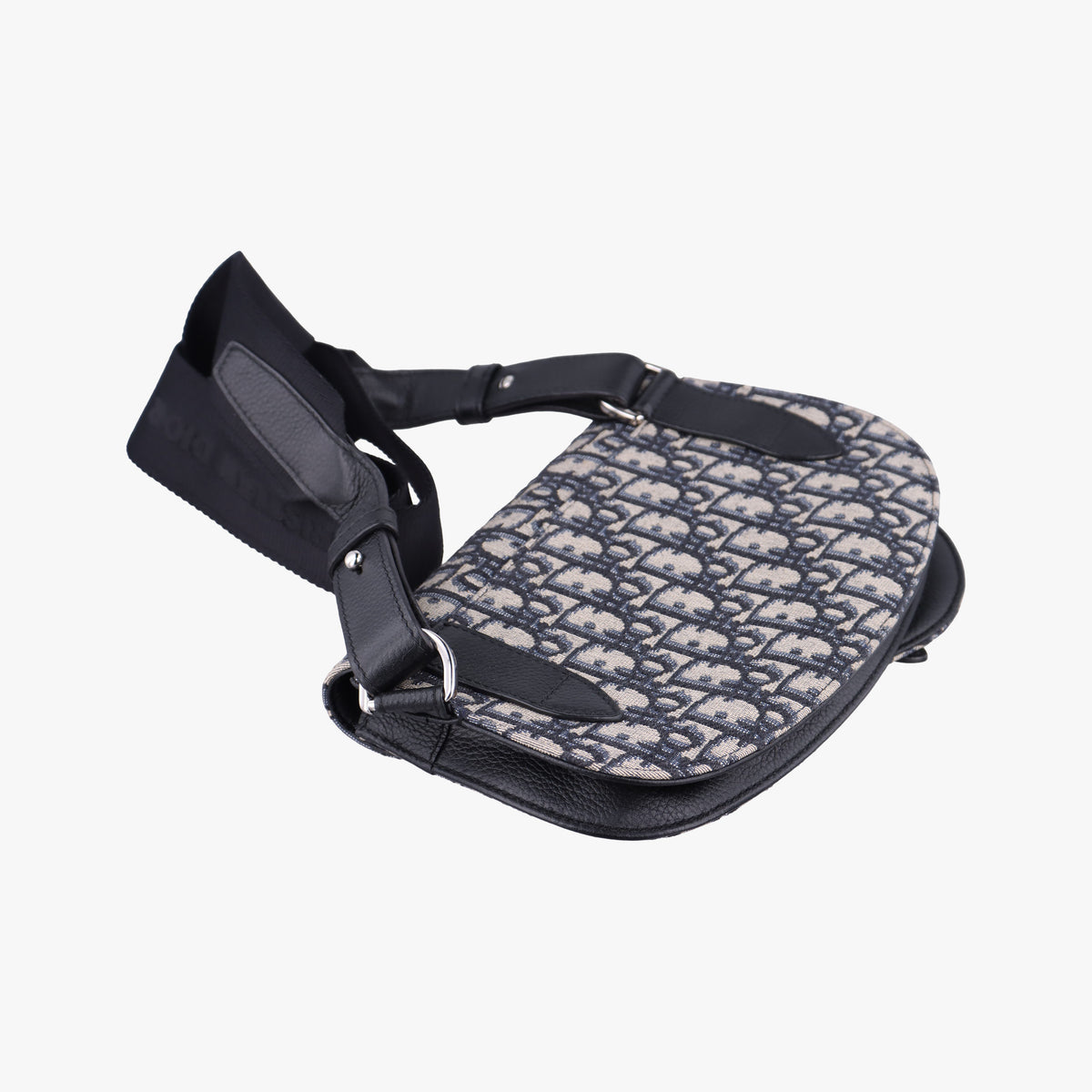 Saddle Pouch Navy×Black Jacquard 19-BO-0290サドル ポーチ ネイビー×ブラック ジャガード 19-BO-0290