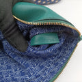 Isabella Rossellini Blue × Green Leather AX.M13.37183イザベラ ロッセリーニ  ブルー × グリーン レザー AX.M13.37183