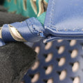 Isabella Rossellini Blue × Green Leather AX.M13.37183イザベラ ロッセリーニ  ブルー × グリーン レザー AX.M13.37183