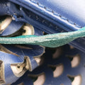 Isabella Rossellini Blue × Green Leather AX.M13.37183イザベラ ロッセリーニ  ブルー × グリーン レザー AX.M13.37183