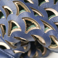 Isabella Rossellini Blue × Green Leather AX.M13.37183イザベラ ロッセリーニ  ブルー × グリーン レザー AX.M13.37183