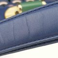 Isabella Rossellini Blue × Green Leather AX.M13.37183イザベラ ロッセリーニ  ブルー × グリーン レザー AX.M13.37183