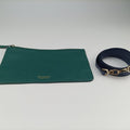 Isabella Rossellini Blue × Green Leather AX.M13.37183イザベラ ロッセリーニ  ブルー × グリーン レザー AX.M13.37183