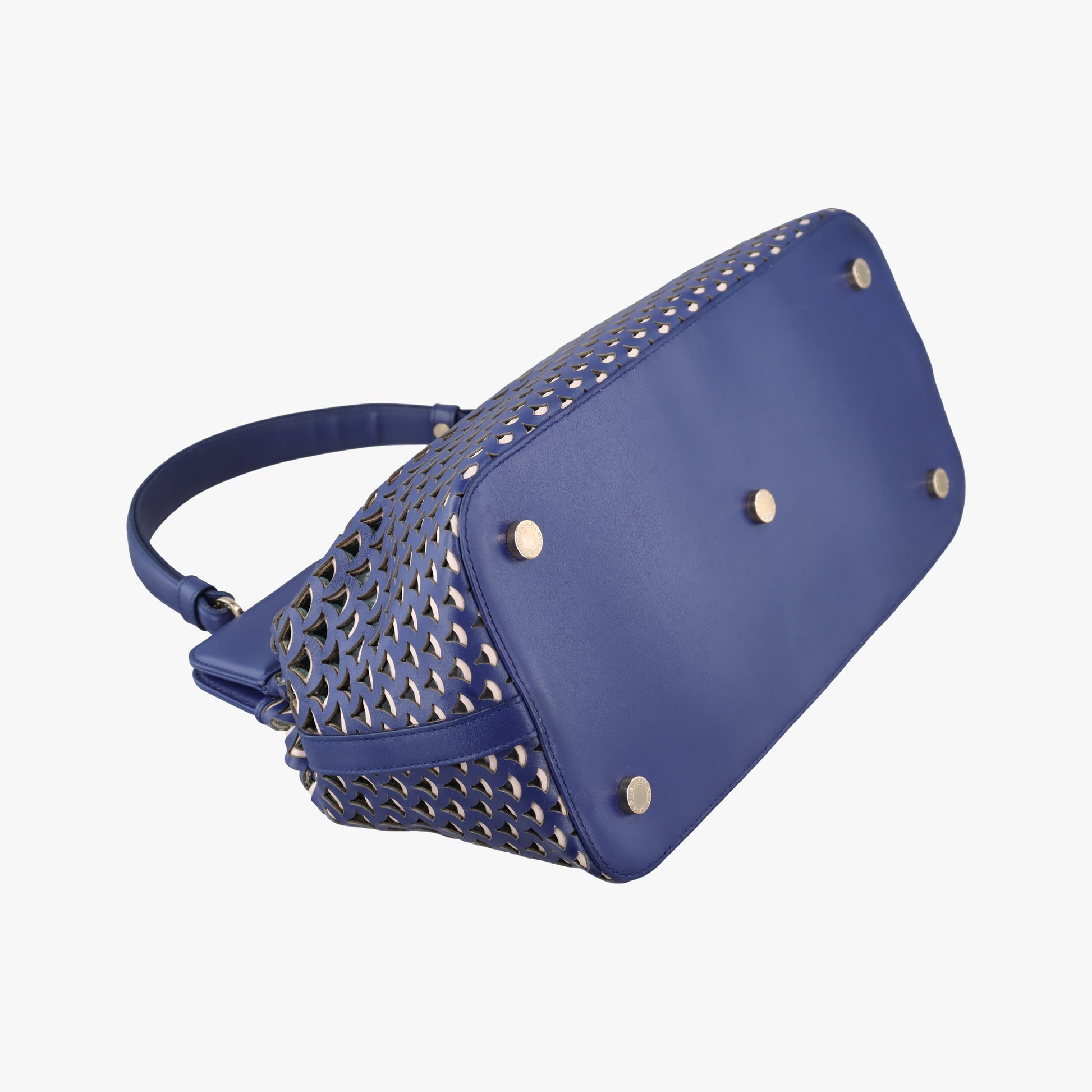 Isabella Rossellini Blue × Green Leather AX.M13.37183イザベラ ロッセリーニ  ブルー × グリーン レザー AX.M13.37183