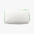GG Flag Joy Boston White × Green × Yellow × Blue PVC Coated Canvas × Leather  195451 G012583045GGフラッグ ジョイ ボストン ホワイト × グリーン × イエロー × ブルー PVCコーティングキャンバス × レザー 195451 G012583045
