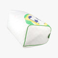 GG Flag Joy Boston White × Green × Yellow × Blue PVC Coated Canvas × Leather  195451 G012583045GGフラッグ ジョイ ボストン ホワイト × グリーン × イエロー × ブルー PVCコーティングキャンバス × レザー 195451 G012583045