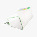 GG Flag Joy Boston White × Green × Yellow × Blue PVC Coated Canvas × Leather  195451 G012583045GGフラッグ ジョイ ボストン ホワイト × グリーン × イエロー × ブルー PVCコーティングキャンバス × レザー 195451 G012583045