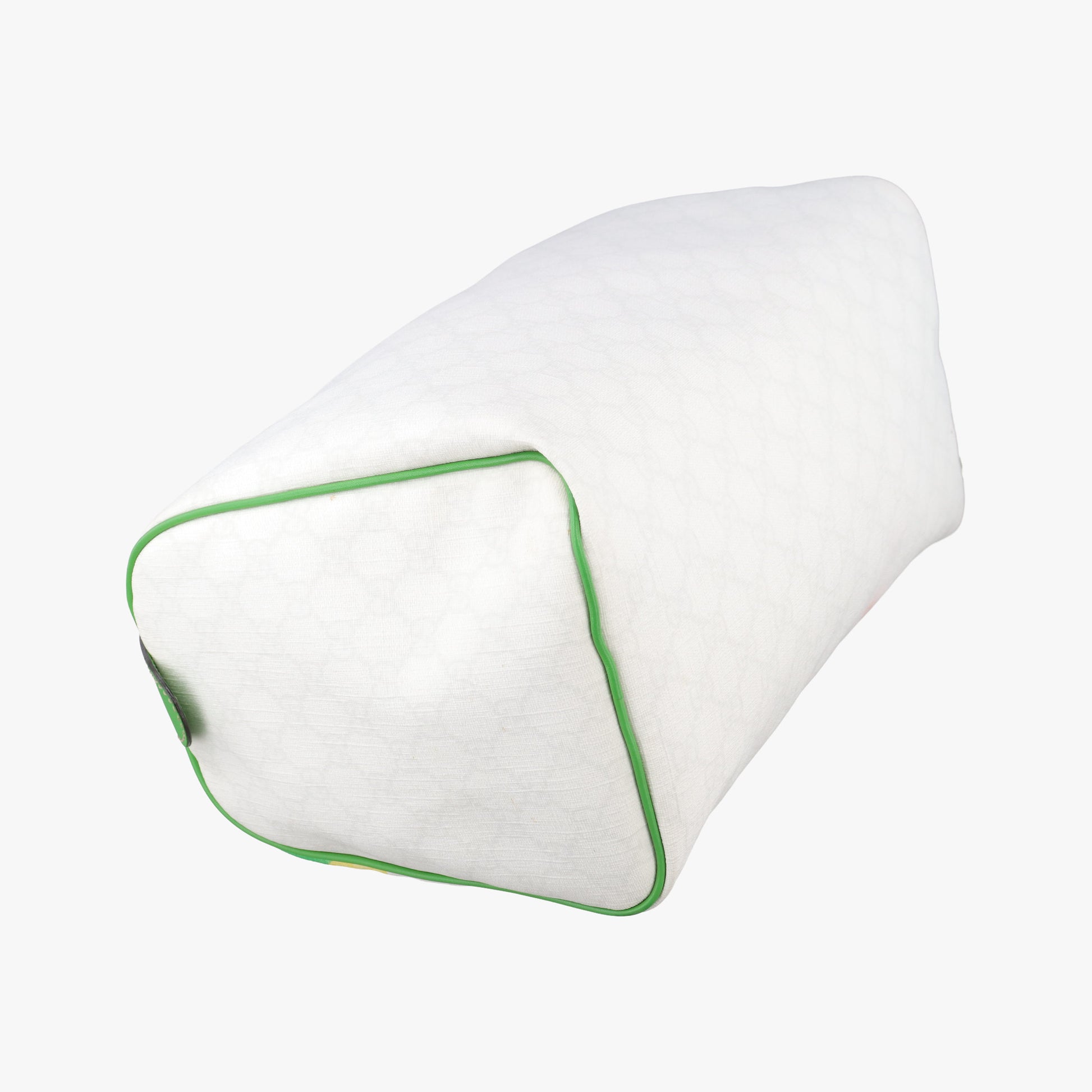GG Flag Joy Boston White × Green × Yellow × Blue PVC Coated Canvas × Leather  195451 G012583045GGフラッグ ジョイ ボストン ホワイト × グリーン × イエロー × ブルー PVCコーティングキャンバス × レザー 195451 G012583045