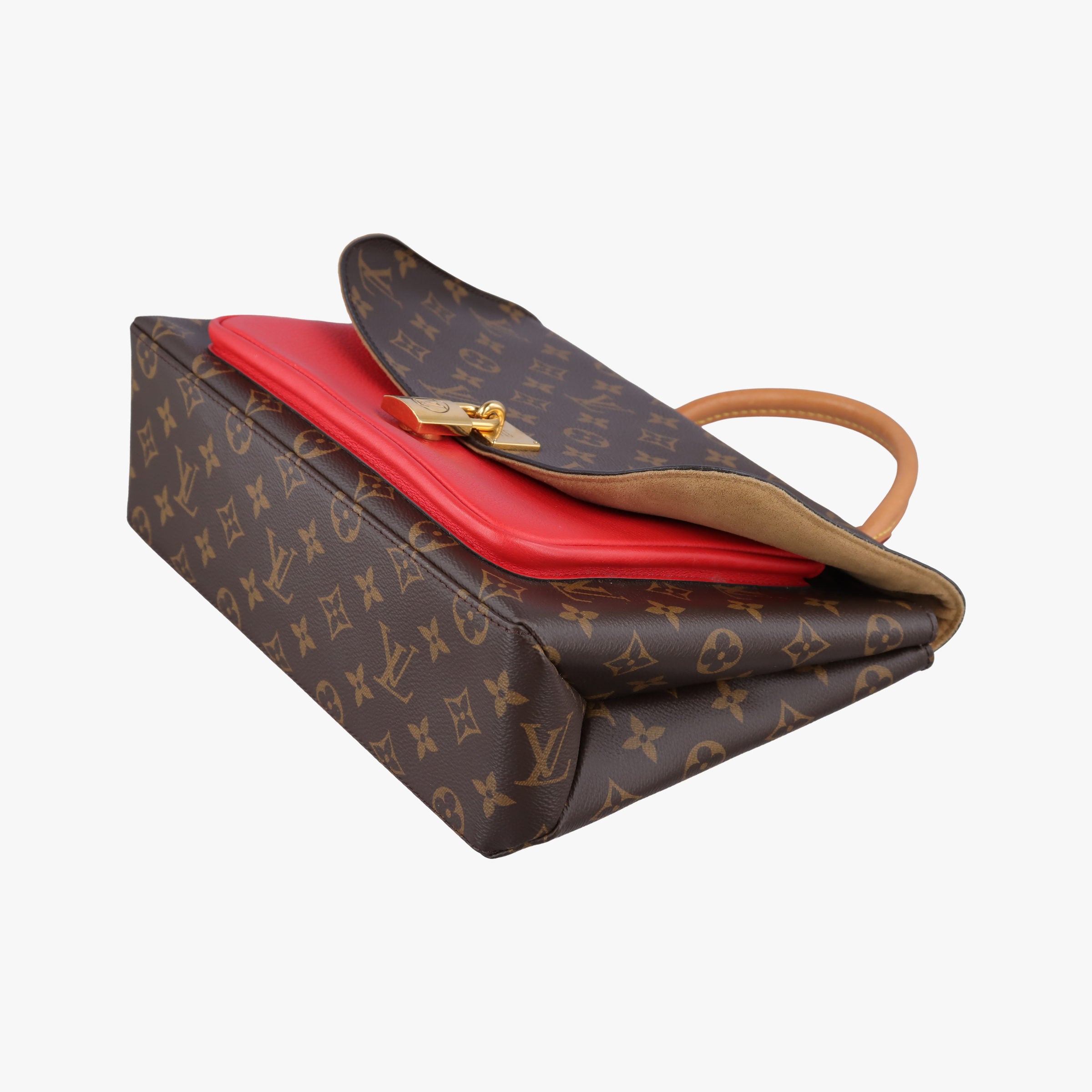 MARIGNAN Brown×COQUELICOT Monogram Canvas×calf leather M44544 AR1188 IC Chipマリニャン モノグラム/ブラウン×コクリコ モノグラムキャンバス×カーフレザー M44544 AR1188 ICチップ