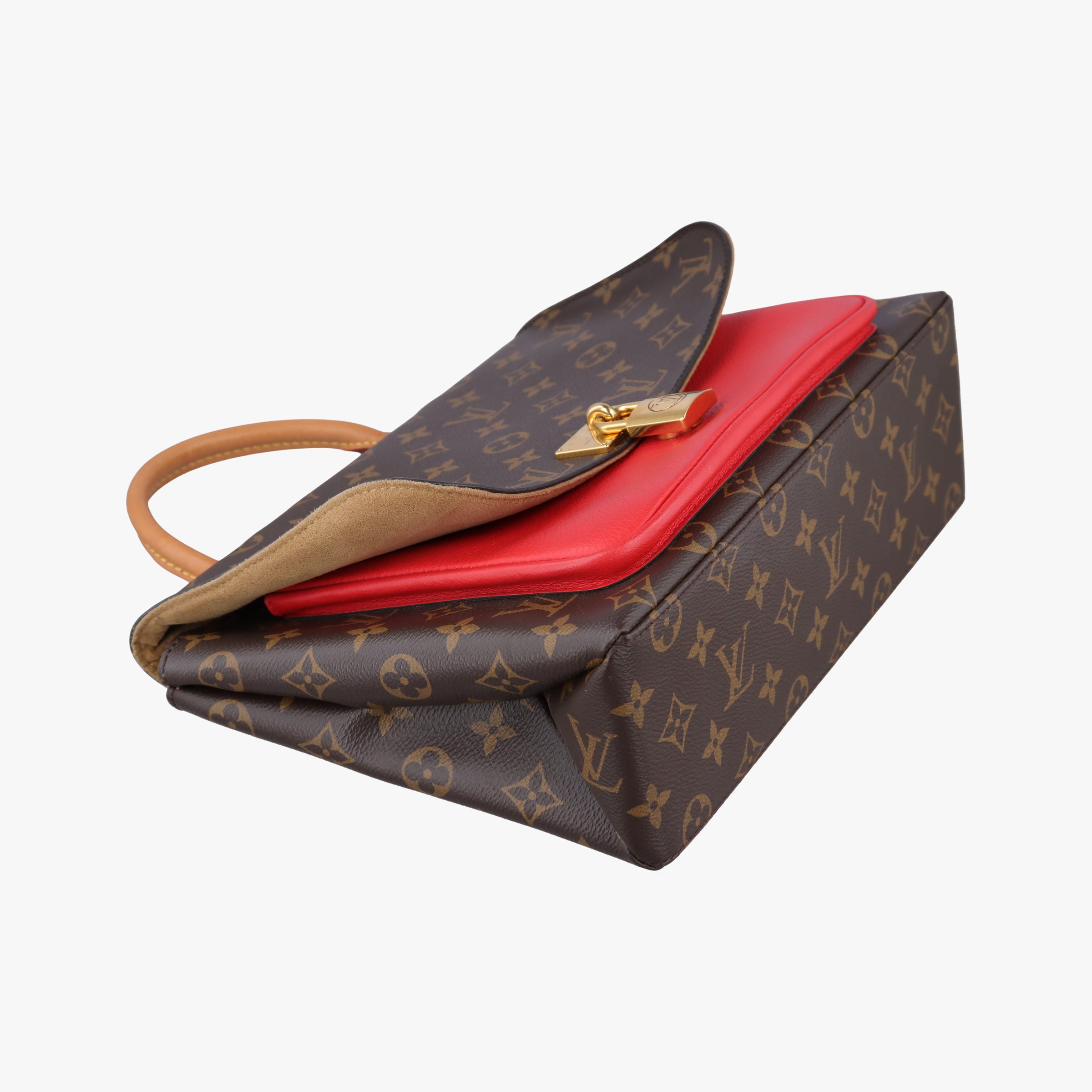 MARIGNAN Brown×COQUELICOT Monogram Canvas×calf leather M44544 AR1188 IC Chipマリニャン モノグラム/ブラウン×コクリコ モノグラムキャンバス×カーフレザー M44544 AR1188 ICチップ