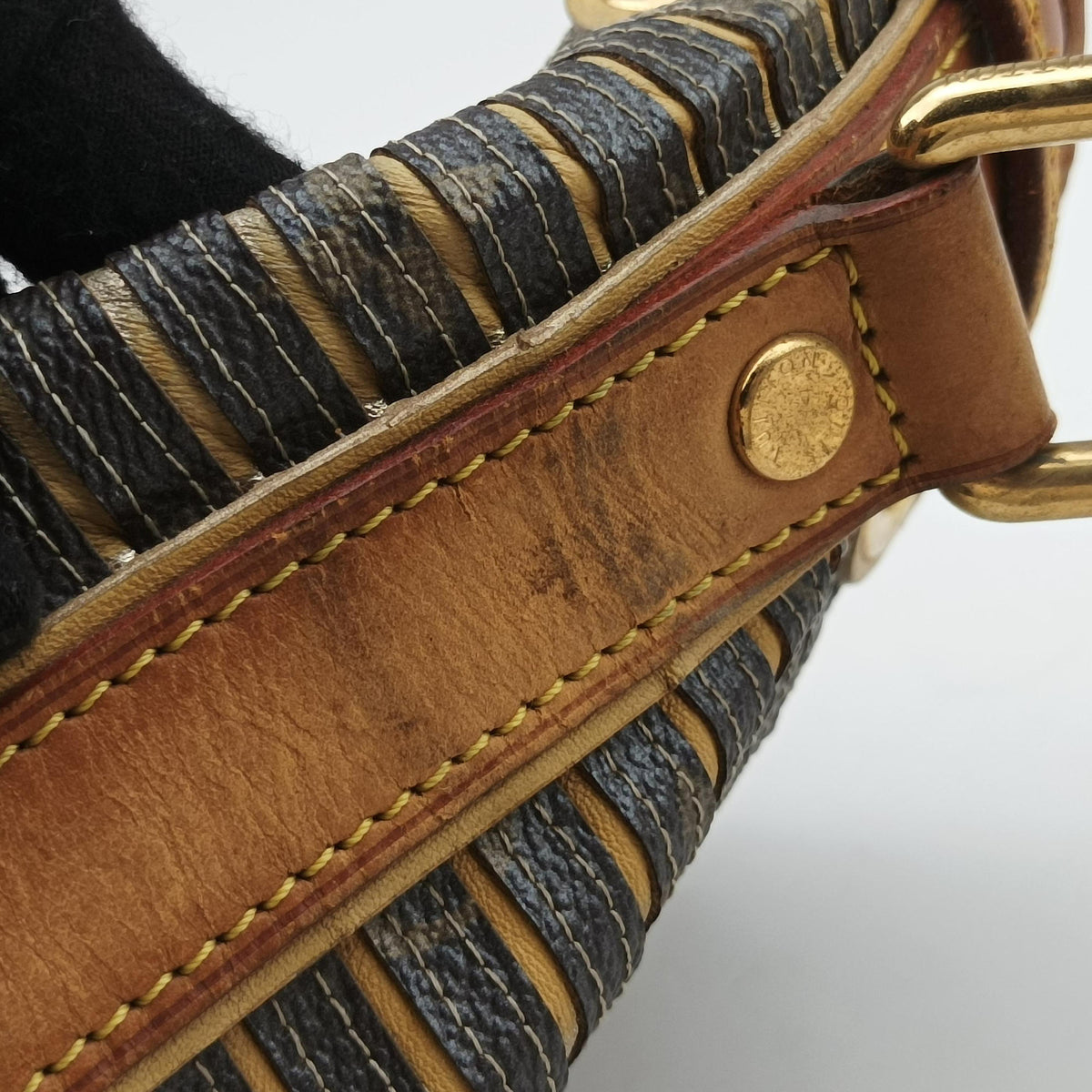 Pre-owned Louis Vuitton Neo brown×Argent Monogram Eden M40355 shoulderbag | stylenewstar