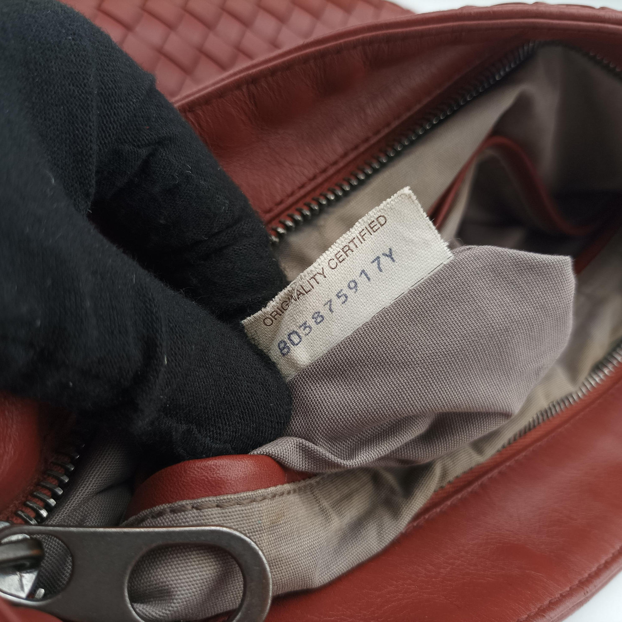 Intrecciato Terracotta lambskin B03875917Yイントレチャート テラコッタ ラムスキン B03875917Y