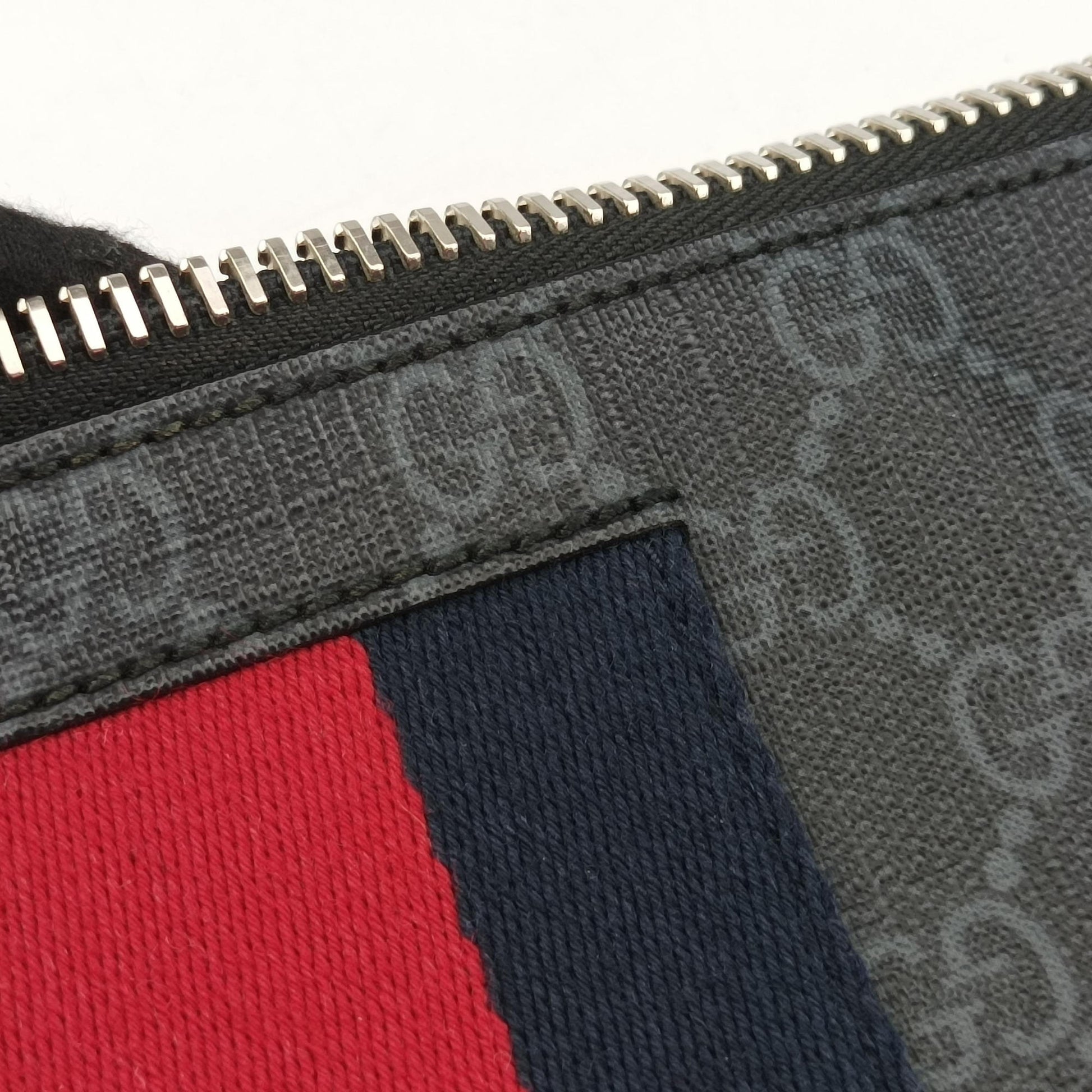 GG Supreme Shelley Messenger Black×red PVC coated canvas×Leather 474139 G027679852GGスプリーム メッセンジャー ブラック×レッド PVCコーティングキャンバス×レザー 474139 G027679852