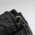 Antique Pushlock Chain Black Leather 31/Jアンティーク プッシュロック チェーン ブラック レザー 31/J