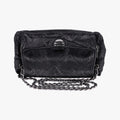 Antique Pushlock Chain Black Leather 31/Jアンティーク プッシュロック チェーン ブラック レザー 31/J