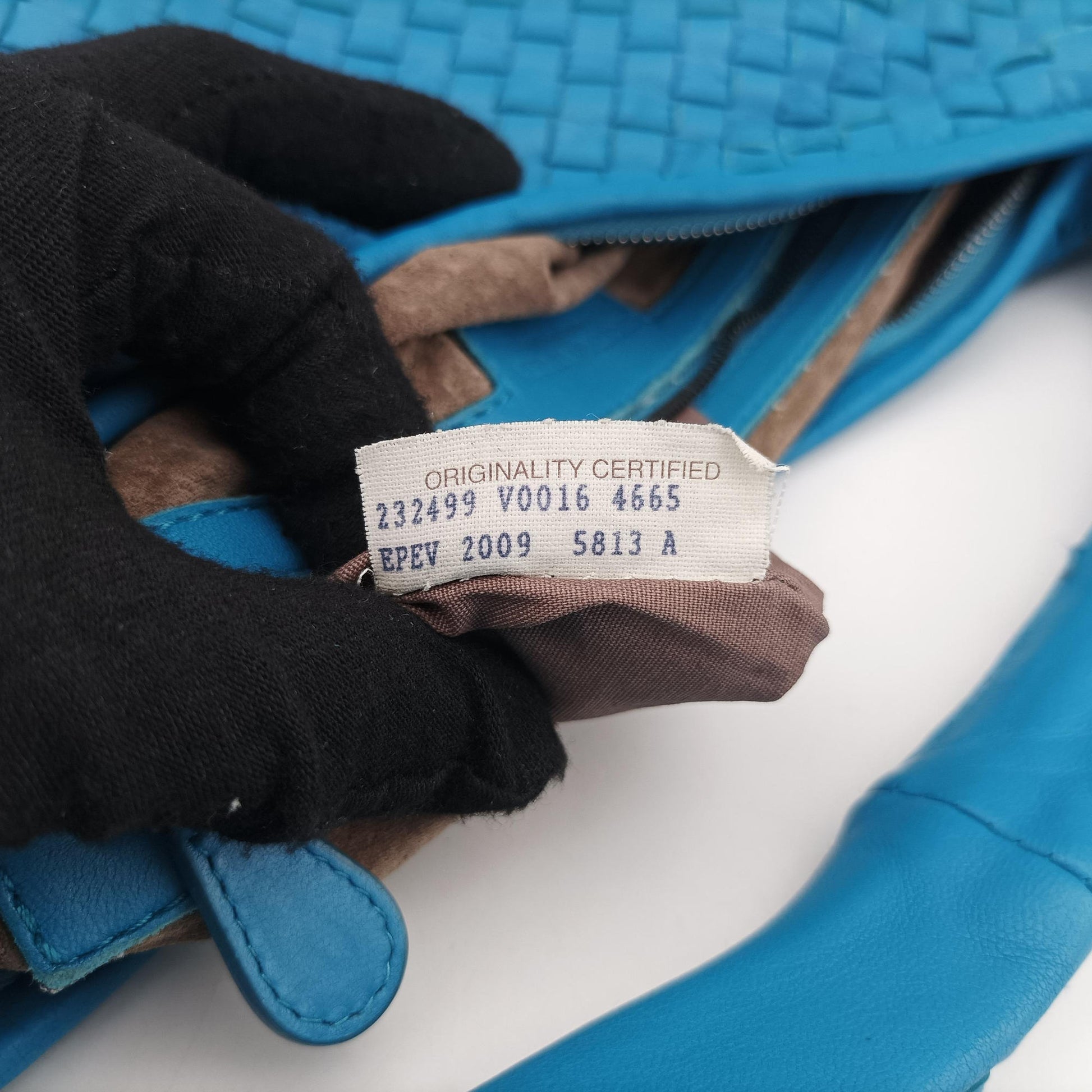 Intrecciato Blue lambskin 232499 V0016 4665 EPEV 2009 5813 Aイントレチャート ブルー ラムスキン 232499 V0016 4665 EPEV 2009 5813 A