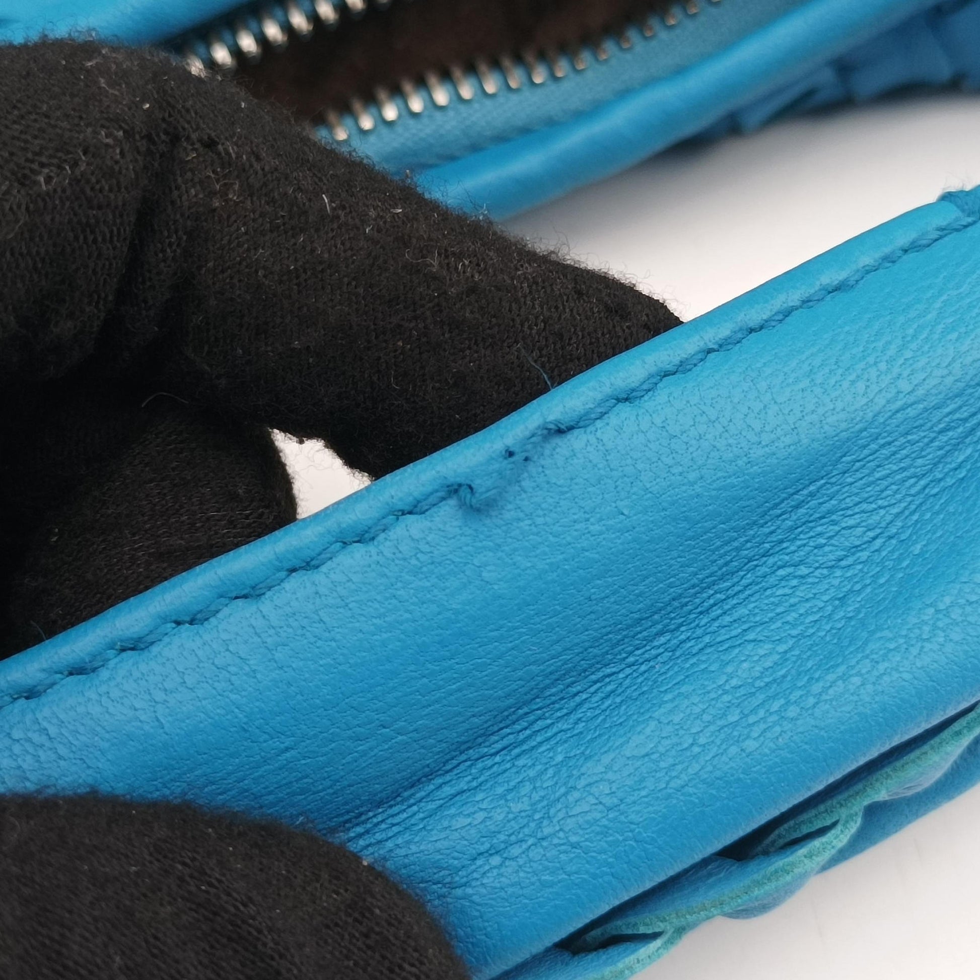 Intrecciato Blue lambskin 232499 V0016 4665 EPEV 2009 5813 Aイントレチャート ブルー ラムスキン 232499 V0016 4665 EPEV 2009 5813 A