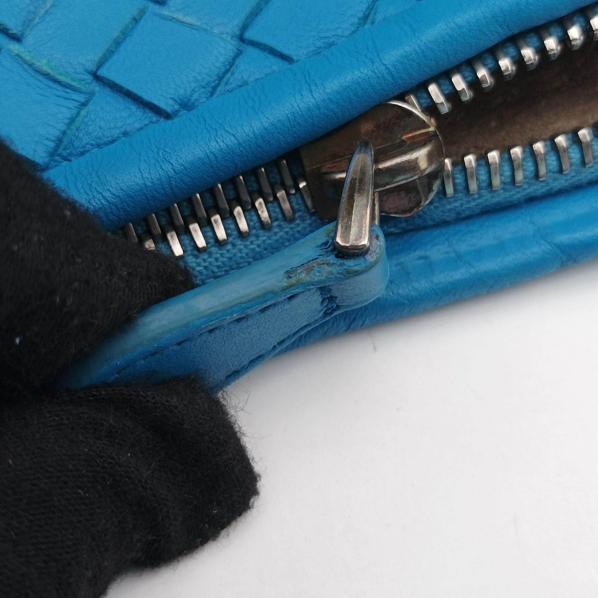 Intrecciato Blue lambskin 232499 V0016 4665 EPEV 2009 5813 Aイントレチャート ブルー ラムスキン 232499 V0016 4665 EPEV 2009 5813 A