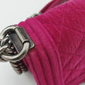 BOY CHANEL Rose velour A67364 17342476ボーイシャネル ローズ レッド ベロア A67364 17342476