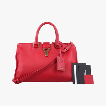 Y Ligne Petit Cabas Red Leather 311210 311210.529258Yライン プチカバス レッド レザー 311210 311210.529258