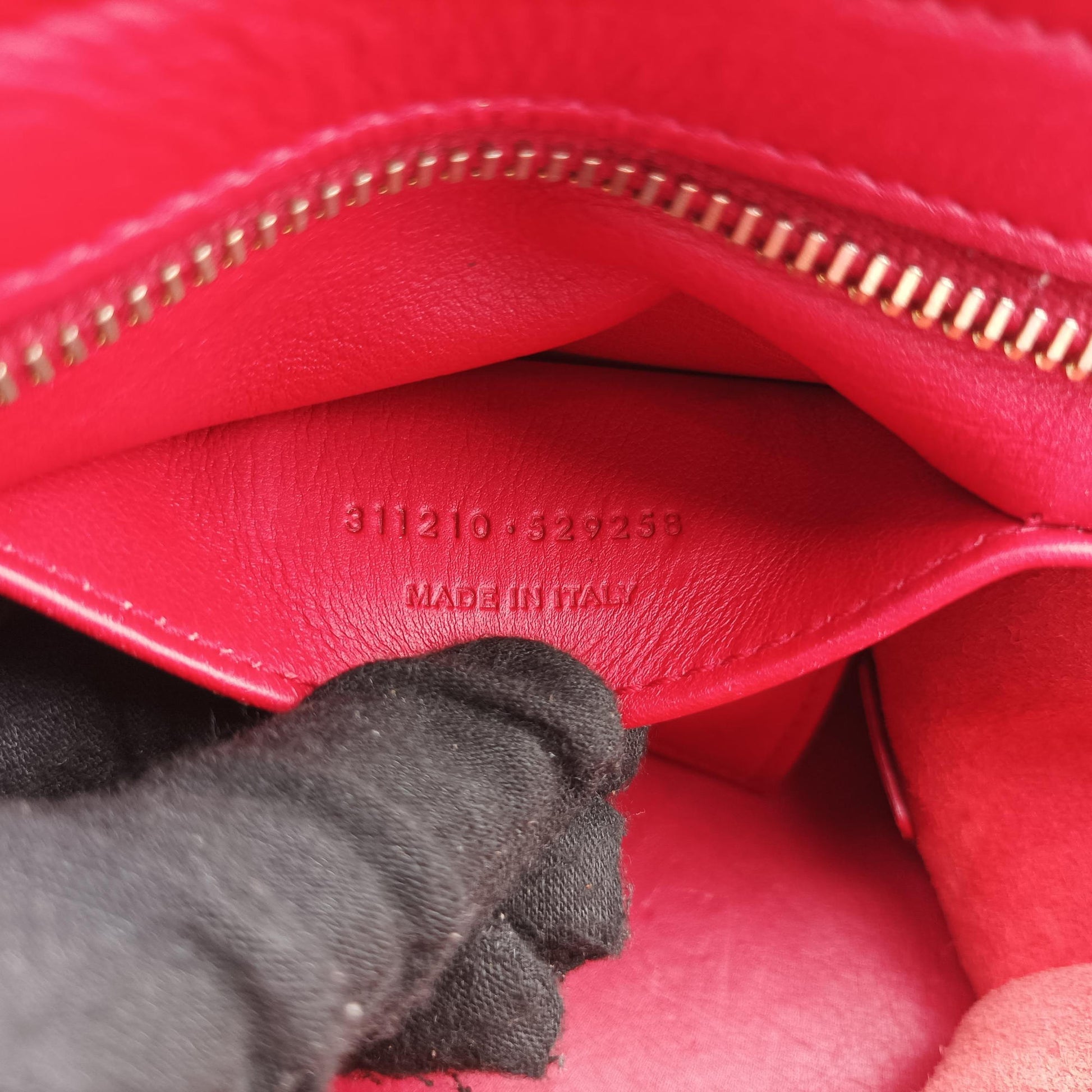 Y Ligne Petit Cabas Red Leather 311210 311210.529258Yライン プチカバス レッド レザー 311210 311210.529258