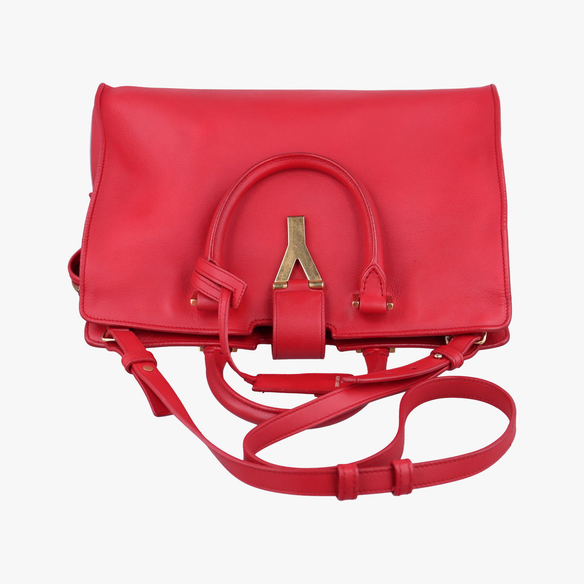 Y Ligne Petit Cabas Red Leather 311210 311210.529258Yライン プチカバス レッド レザー 311210 311210.529258