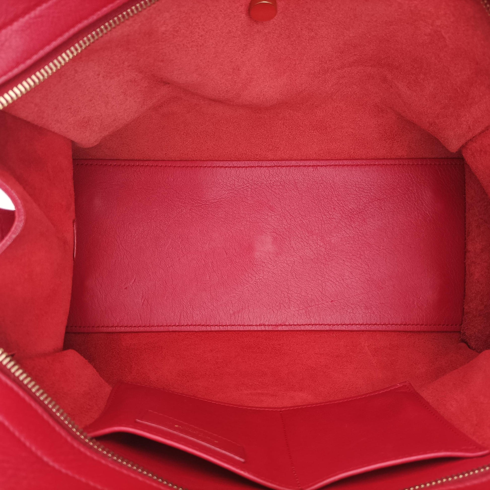 Y Ligne Petit Cabas Red Leather 311210 311210.529258Yライン プチカバス レッド レザー 311210 311210.529258