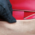 Sylvie Red×navy Leather 421882 F026260568シルヴィ レッド×ネイビー レザー 421882 F026260568