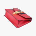 Sylvie Red×navy Leather 421882 F026260568シルヴィ レッド×ネイビー レザー 421882 F026260568