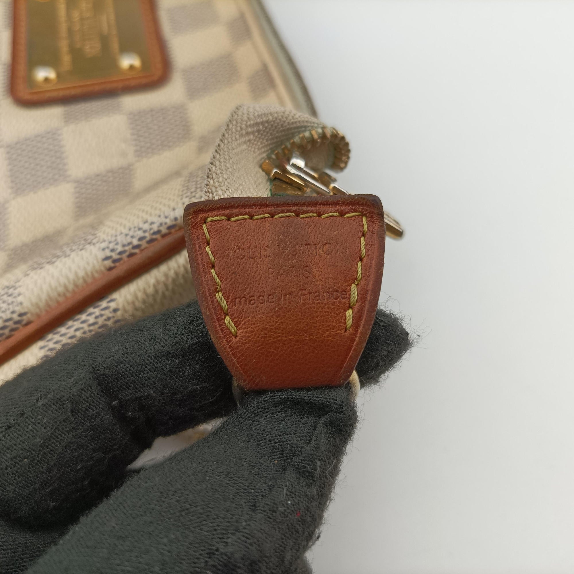 EVA Azur Damier Canvas N55214 SN0143エヴァ アズール ダミエキャンバス N55214 SN0143