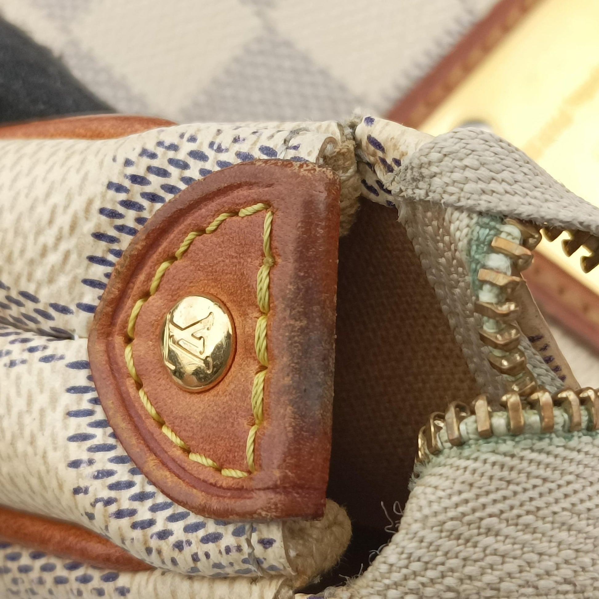 EVA Azur Damier Canvas N55214 SN0143エヴァ アズール ダミエキャンバス N55214 SN0143