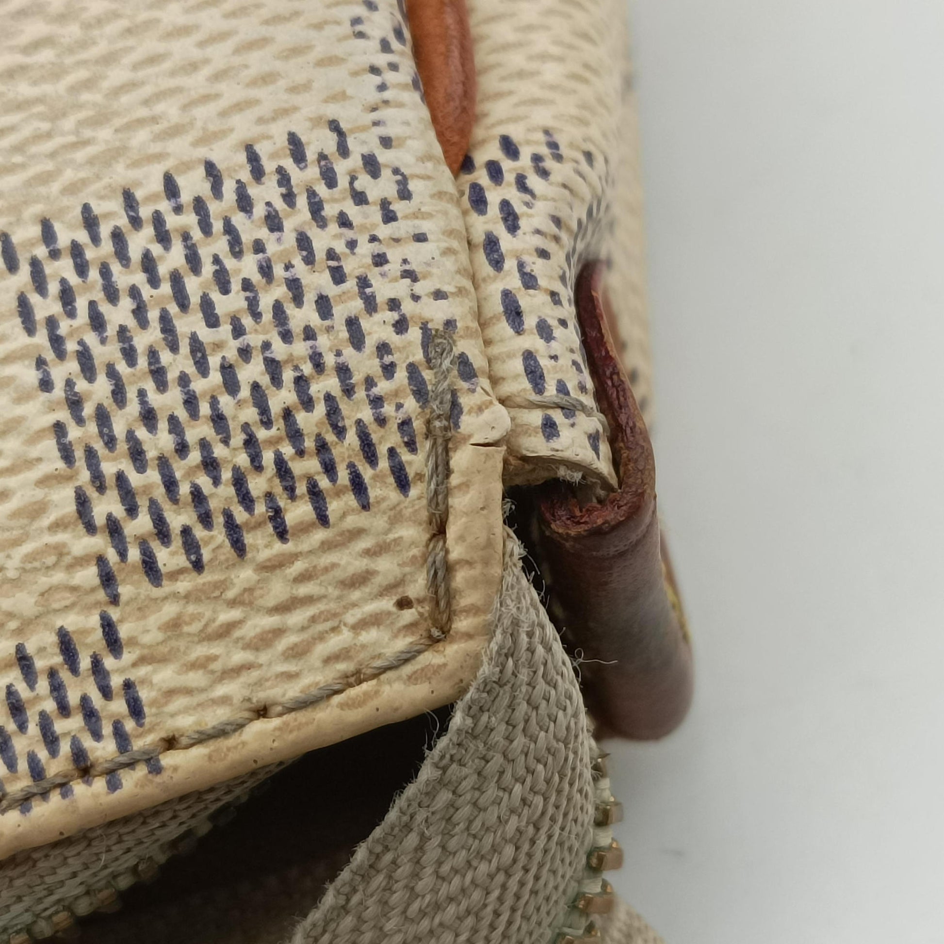 EVA Azur Damier Canvas N55214 SN0143エヴァ アズール ダミエキャンバス N55214 SN0143