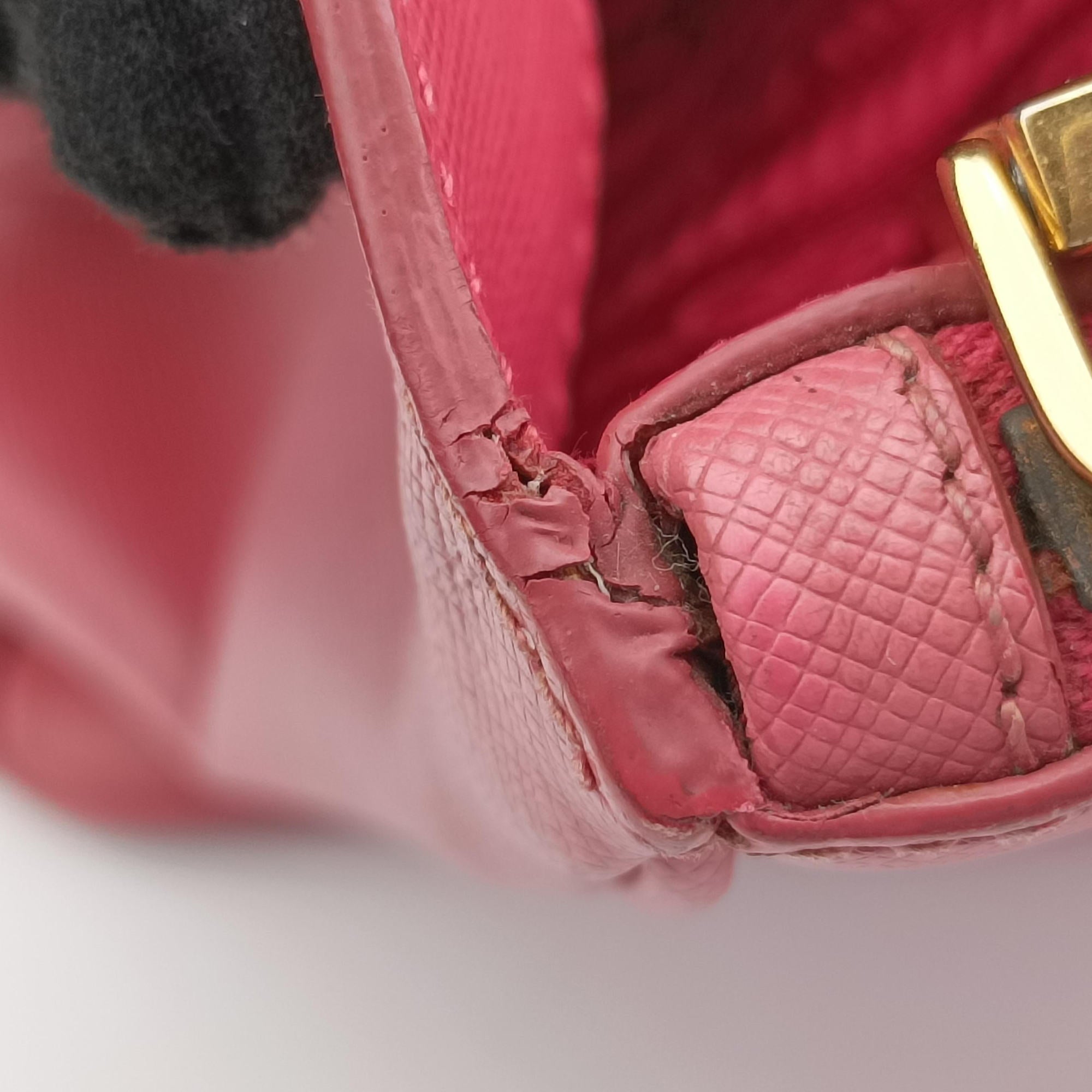 Galleria Rose SAFFIANO Leather BN1844 102ガレリア ローズ レッド サフィアーノレザー BN1844 102