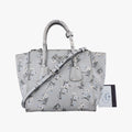 Double Zip Tote Floral Print Multicolour SaffianoLeather BL837P 113 8ダブルジップトート フローラル プリント マルチカラー サフィアーノレザー BL837P 113 8