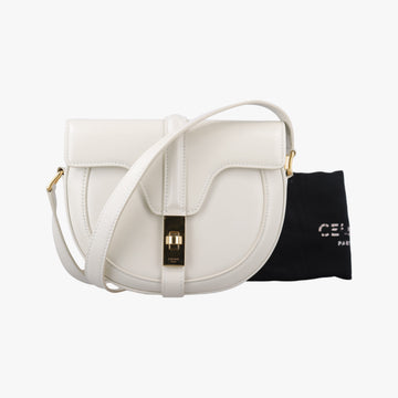 Small Besace 16 White Leather U-GM-3119スモール ブザス 16セーズ ホワイト レザー U-GM-3119