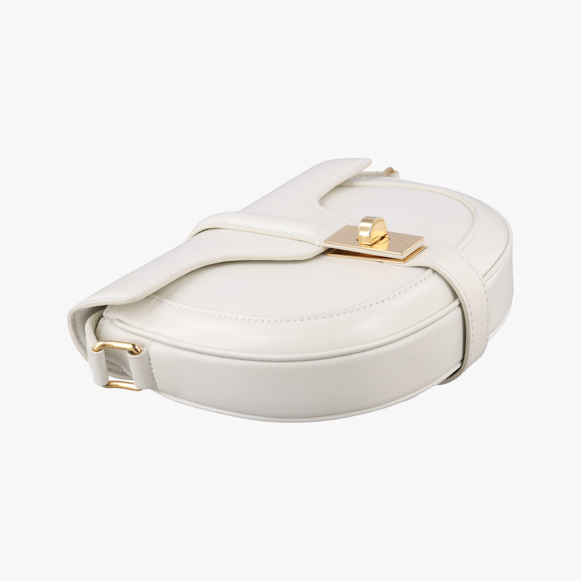 Small Besace 16 White Leather U-GM-3119スモール ブザス 16セーズ ホワイト レザー U-GM-3119