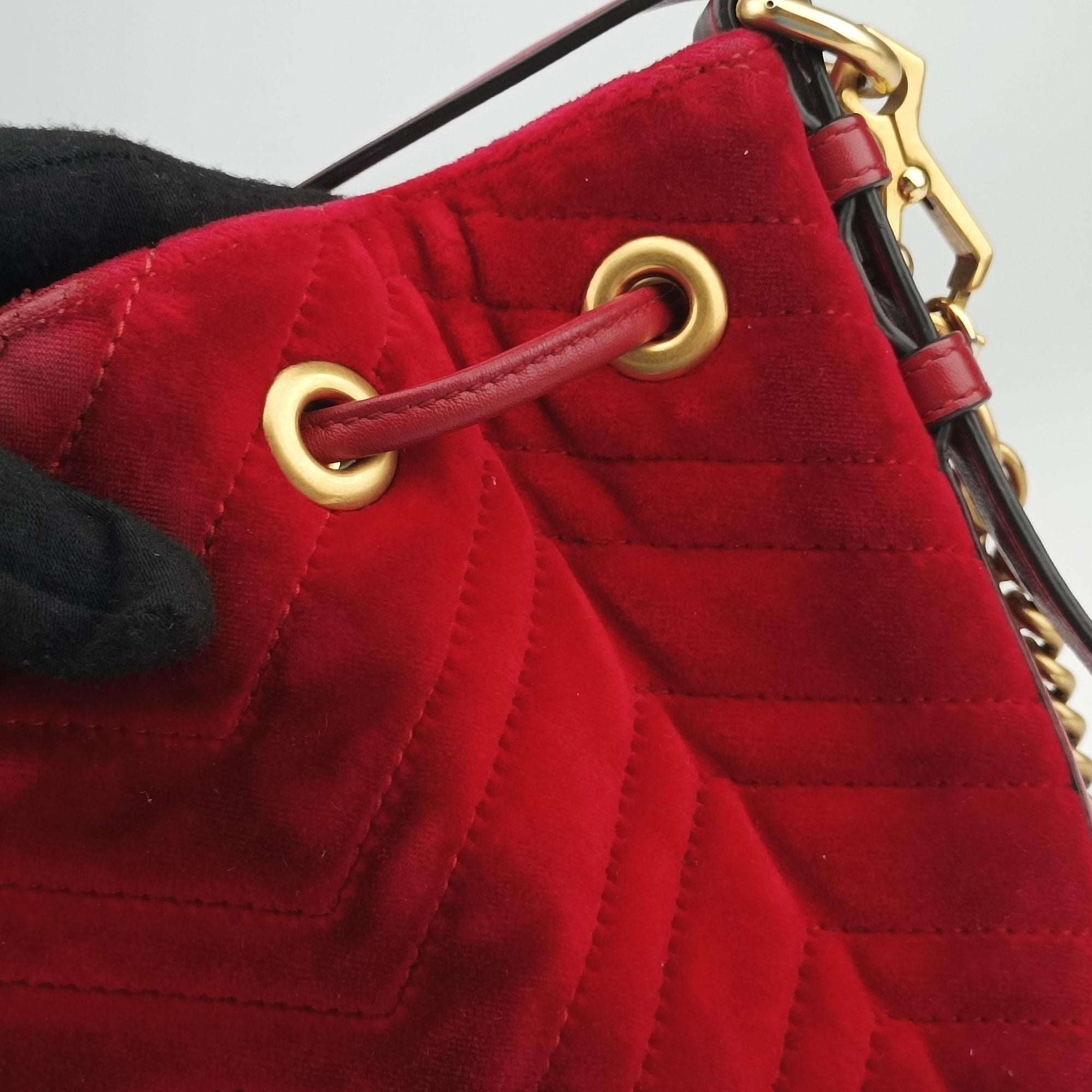 GG Marmont Red velour 525081 A025678903GGマーモント レッド ベロア 525081 A025678903