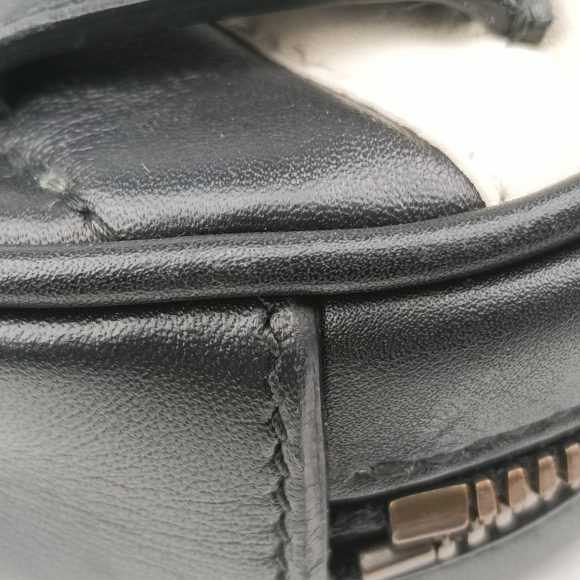 GG Marmont Black×white Leather 476434 E022011337GGマーモント ブラック×ホワイト レザー 476434 E022011337