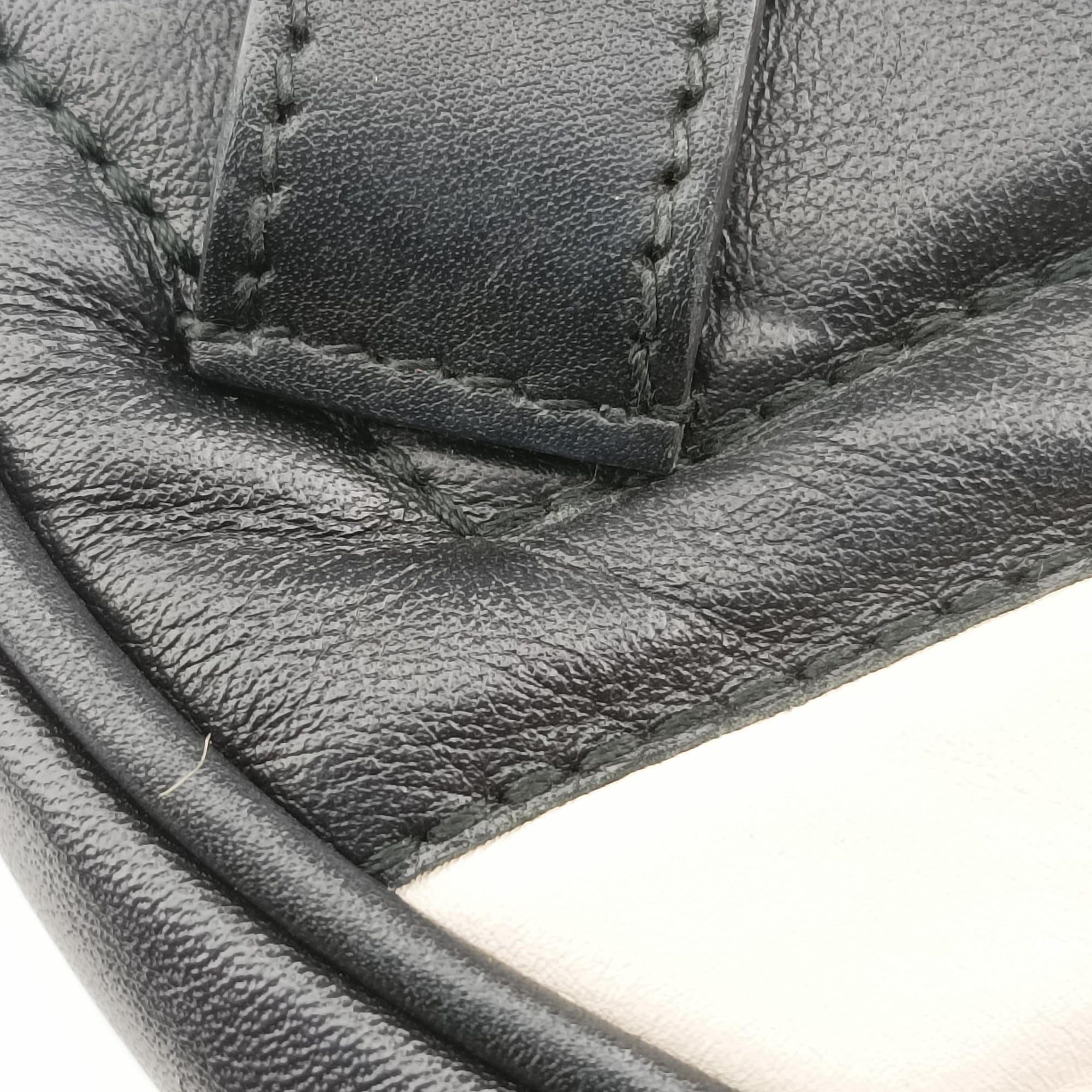 GG Marmont Black×white Leather 476434 E022011337GGマーモント ブラック×ホワイト レザー 476434 E022011337