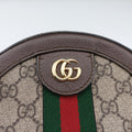 Ophidia Brown×beige×multi PVC coated canvas×Leather 550618 G029343151オフィディア ブラウン×ベージュ×マルチ PVCコーティングキャンバス×レザー 550618 G029343151