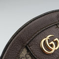 Ophidia Brown×beige×multi PVC coated canvas×Leather 550618 G029343151オフィディア ブラウン×ベージュ×マルチ PVCコーティングキャンバス×レザー 550618 G029343151