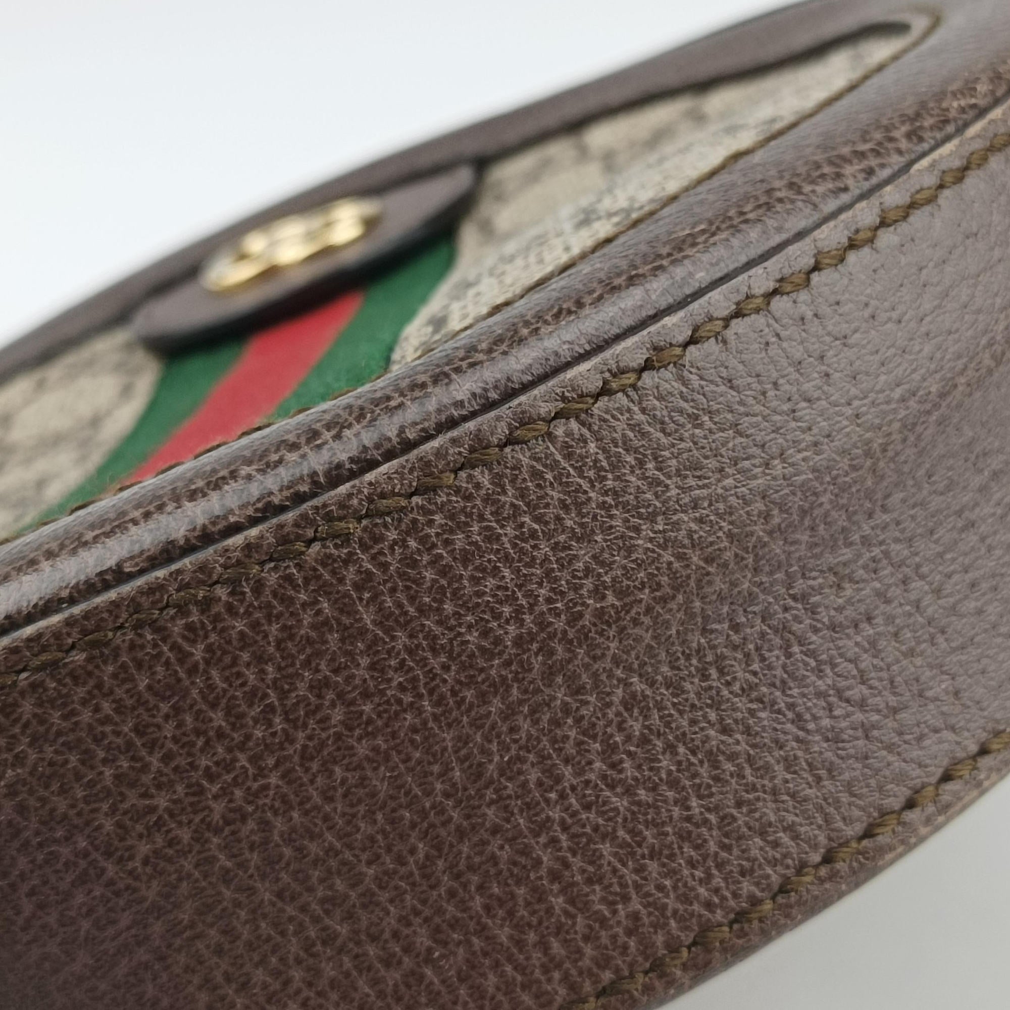 Ophidia Brown×beige×multi PVC coated canvas×Leather 550618 G029343151オフィディア ブラウン×ベージュ×マルチ PVCコーティングキャンバス×レザー 550618 G029343151