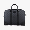 Guccissima Black PVC coated canvas×Leather 474135 I025488356グッチシマ ブラック PVCコーティングキャンバス×レザー 474135 I025488356