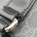 Guccissima Black PVC coated canvas×Leather 474135 I025488356グッチシマ ブラック PVCコーティングキャンバス×レザー 474135 I025488356