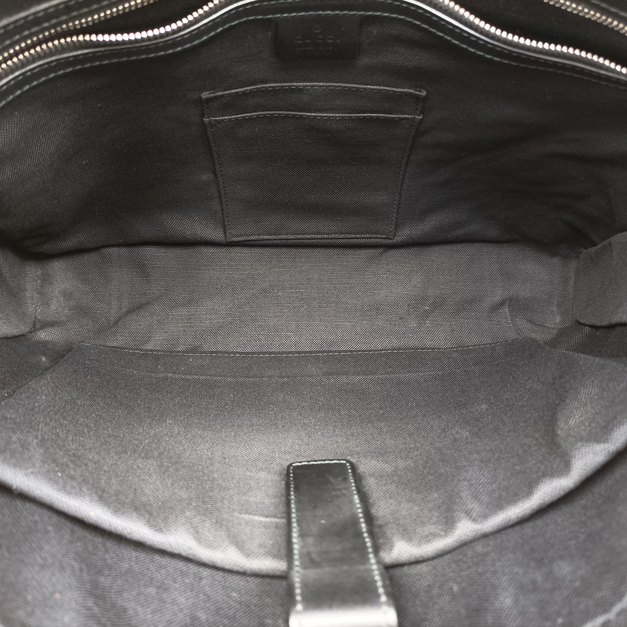 Guccissima Black PVC coated canvas×Leather 474135 I025488356グッチシマ ブラック PVCコーティングキャンバス×レザー 474135 I025488356