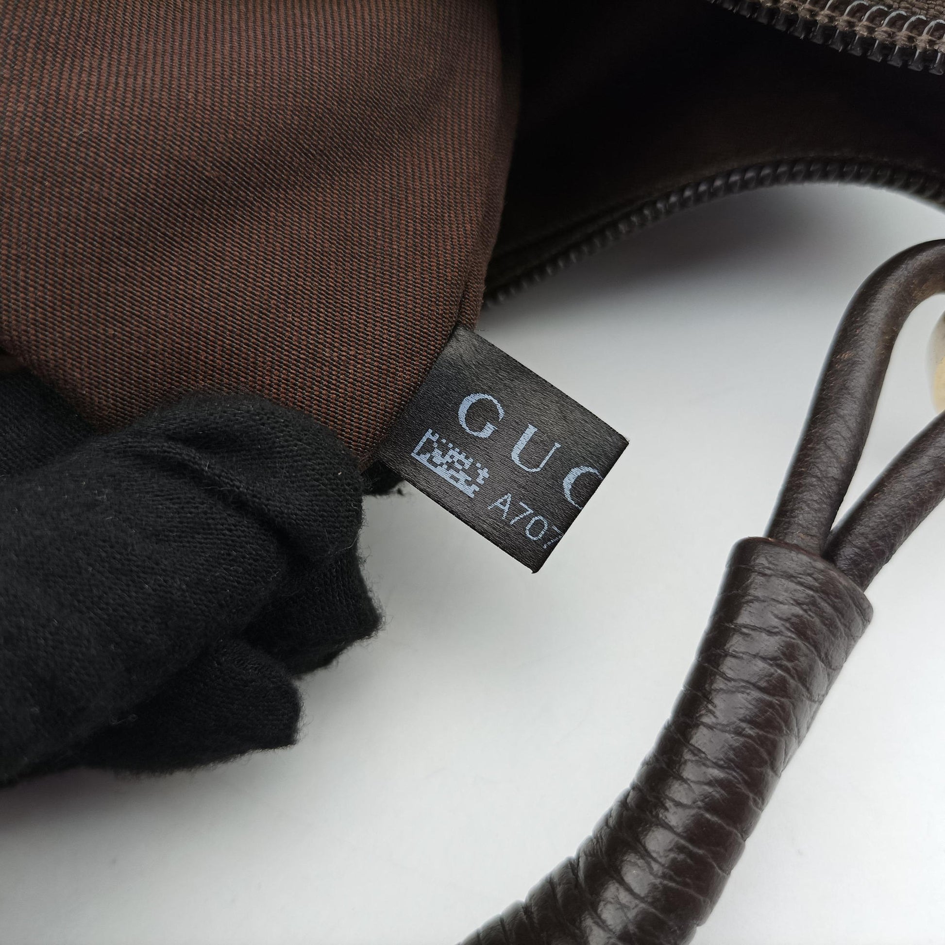 GG pattern Brown Canvas×Leather 179774 A7070886GG柄 ブラウン キャンバス×レザー 179774 A7070886